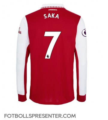 Arsenal Bukayo Saka #7 Hemma Matchtröja 2022-23 Långärmad